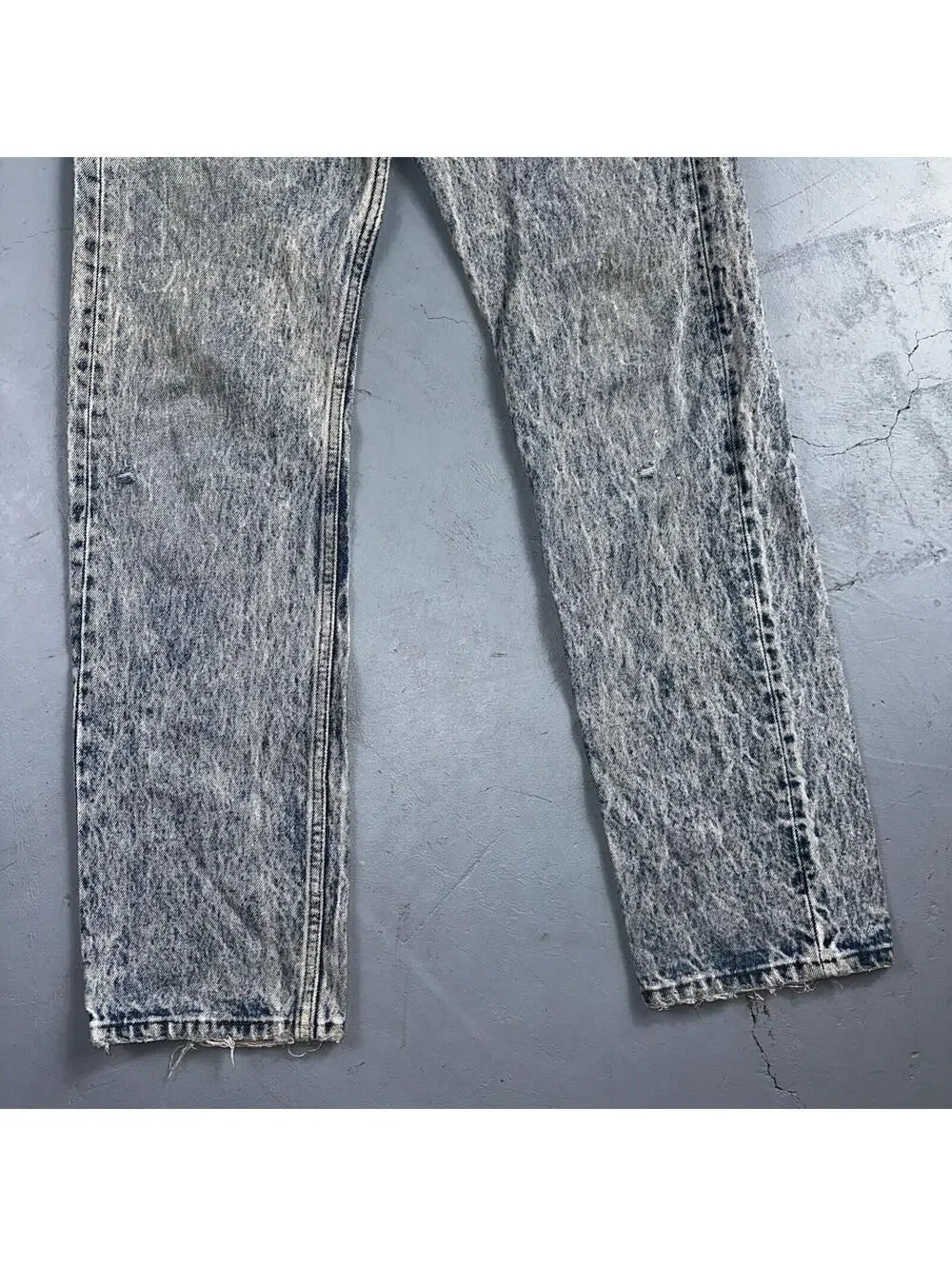Levis 501 Vintage 80s USA XX Straight Leg Jeans Blue Acid Wash 31x32 Act 30x31